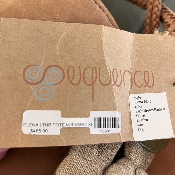 Sequence collection suede tote - Picture 3 of 8